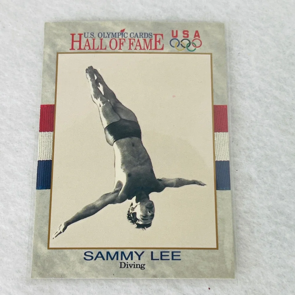 1991 Impel US Olympic Hall of Fame Sammy Lee Diving Card #49 Gold Medalist